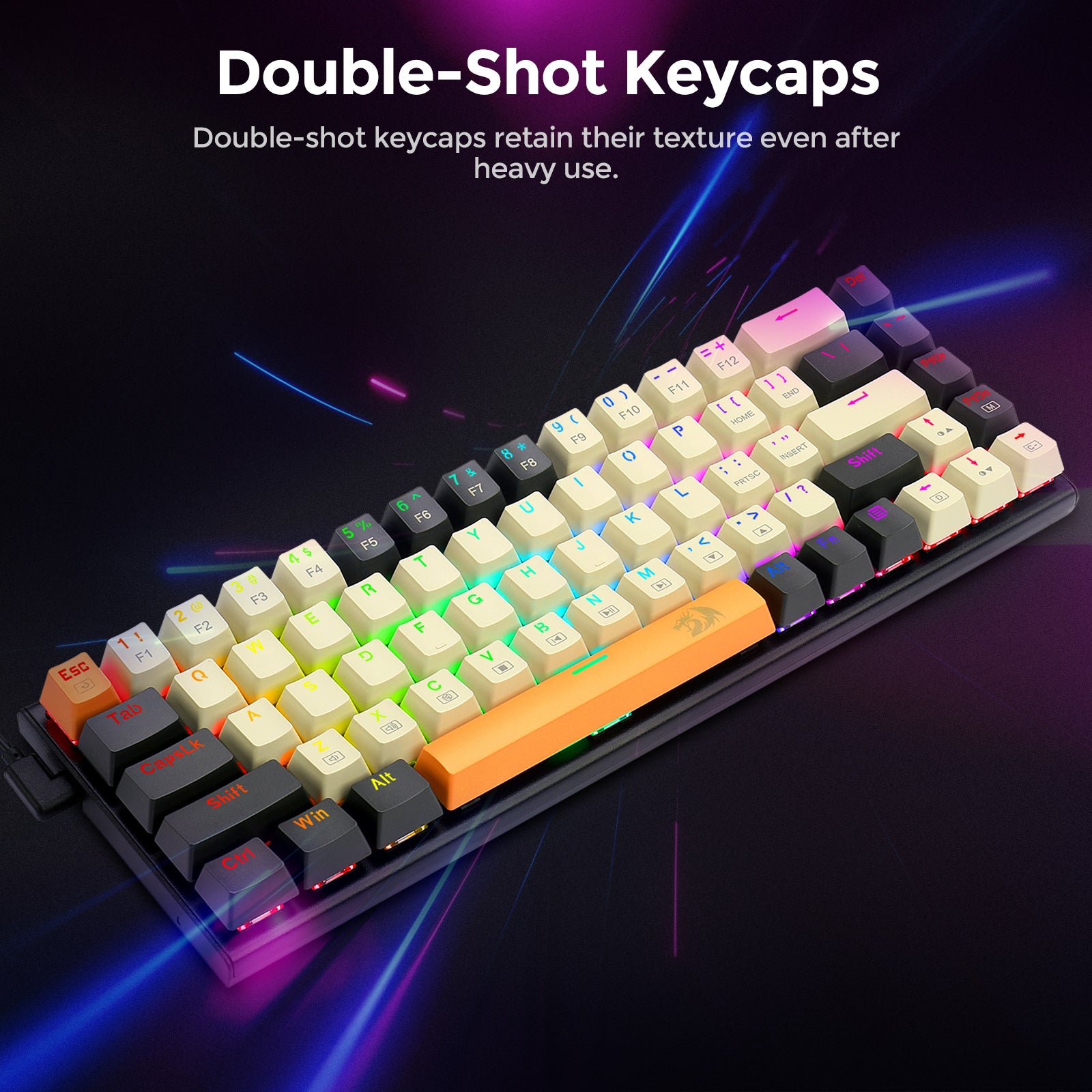 Redragon K633CGO-RGB 68-Key Mechanical Gaming Keyboard