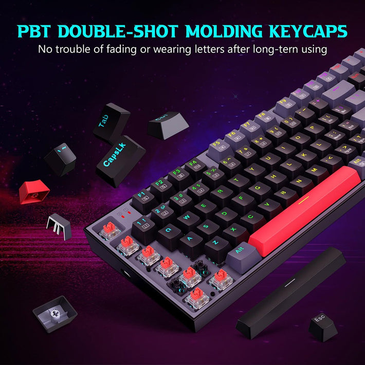 Redragon K636GLR-R 94-KeyBacklight Mechanical Keyboard