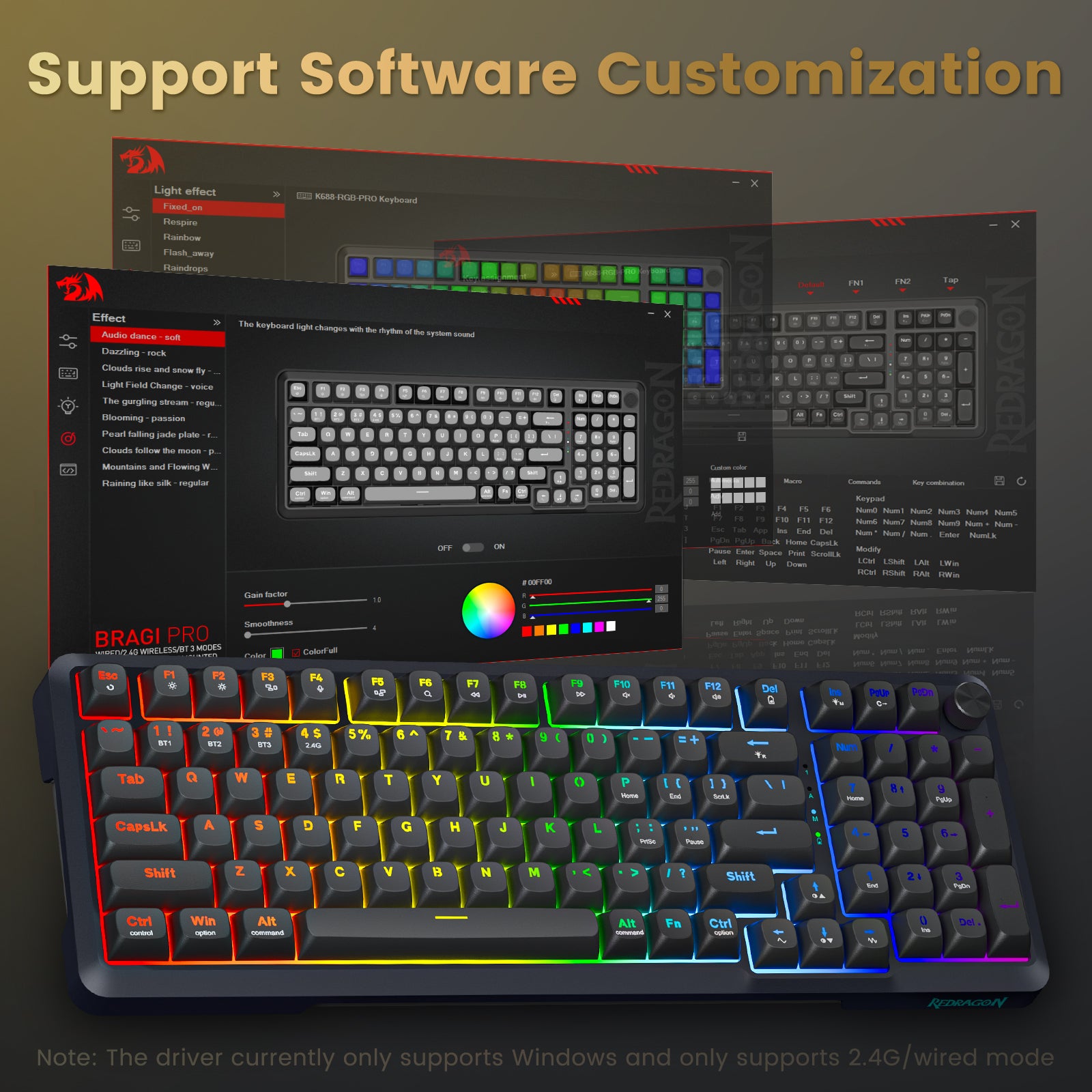 Redragon K688GB-RGB-PRO Mechanical Keyboard