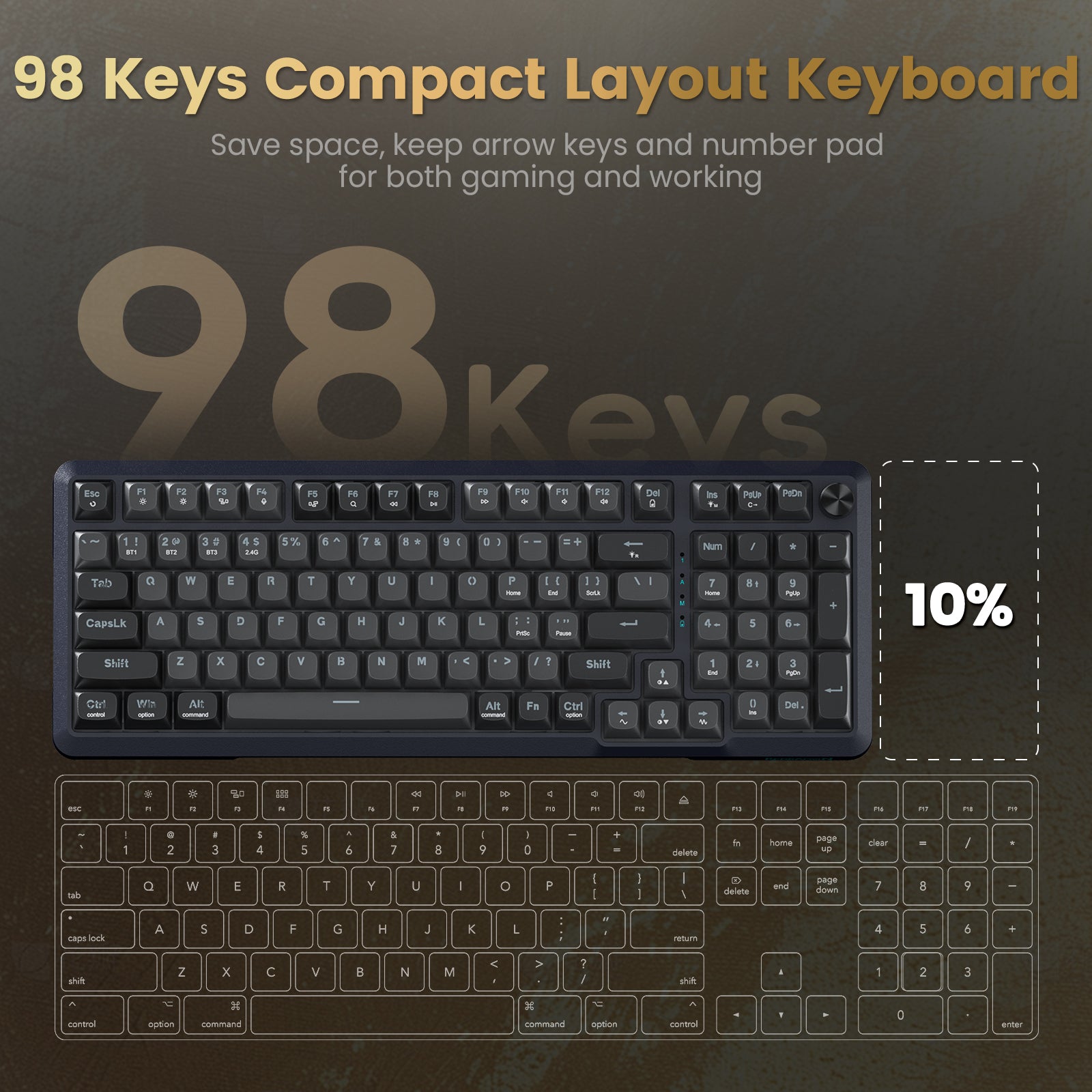 Redragon K688GB-RGB-PRO Mechanical Keyboard