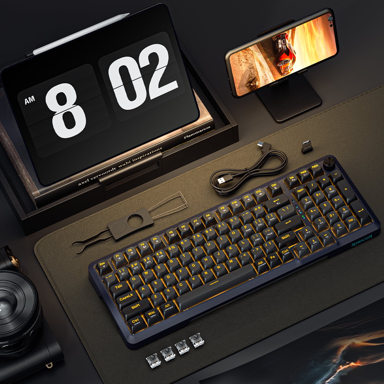 Redragon K688GB-RGB-PRO Mechanical Keyboard