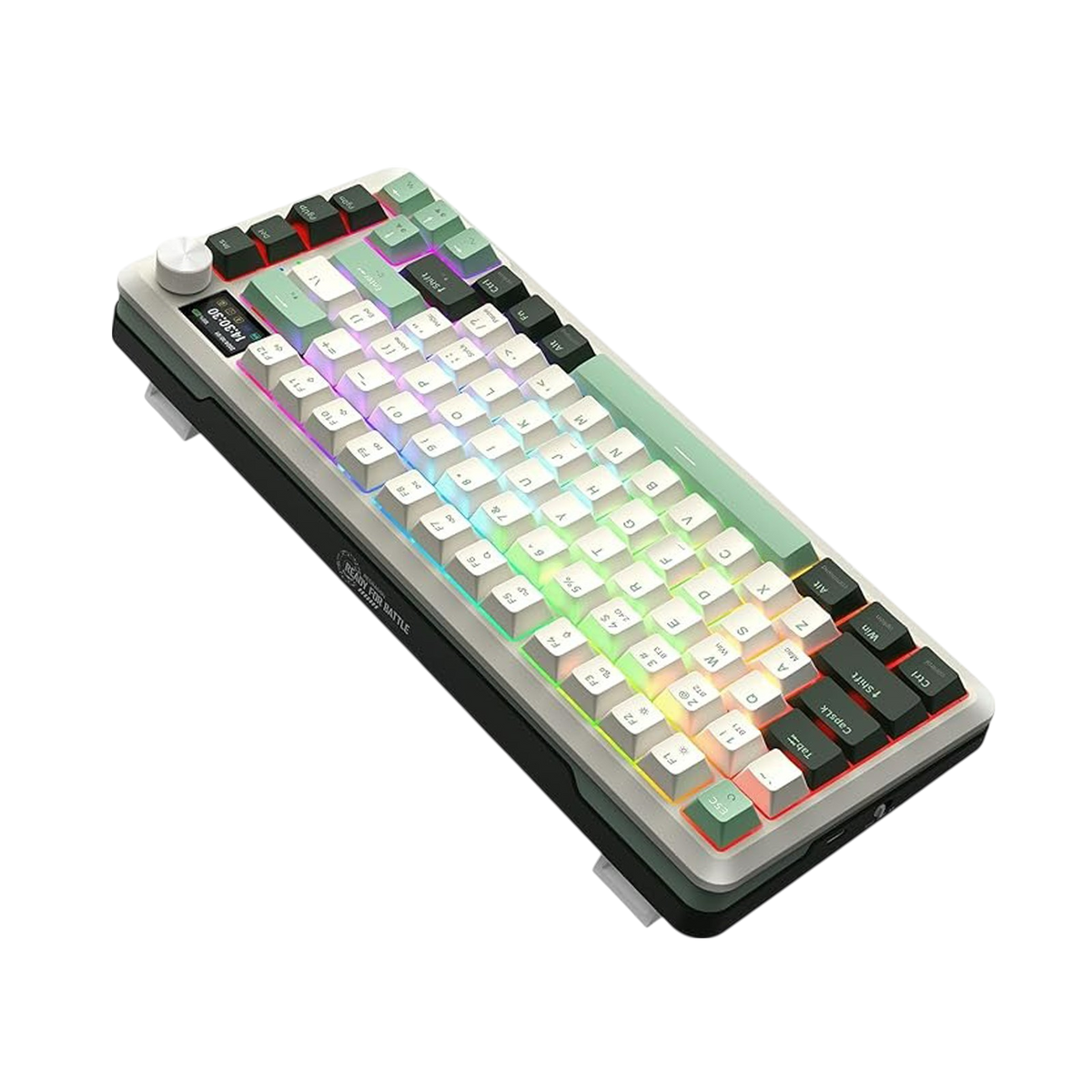 Redragon K708WLG-RGB-PRO Gaming Keyboard | TFT Display, Hot-Swappable