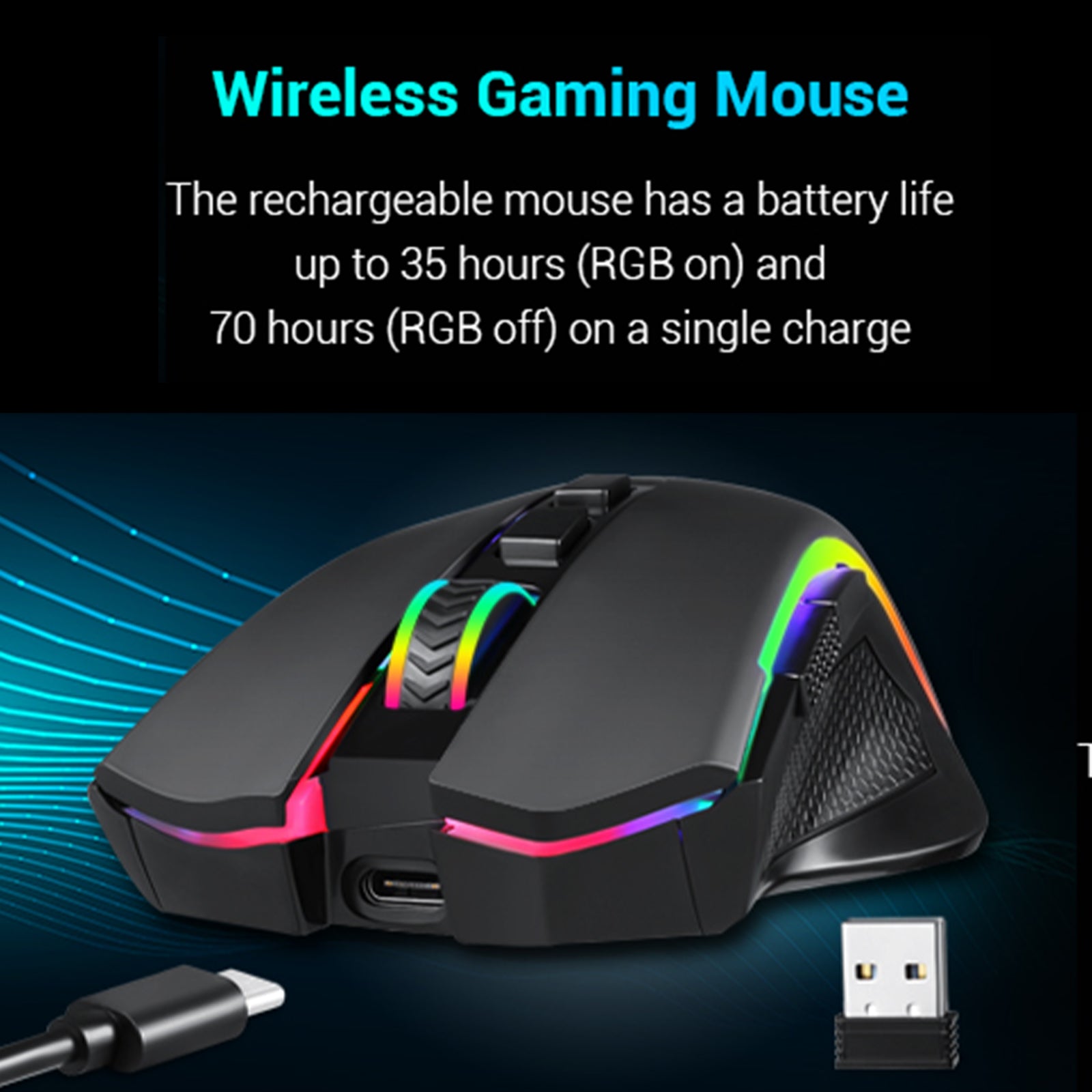 Redragon M602-KS 2.4G Dual mode Wireless Gaming Mice