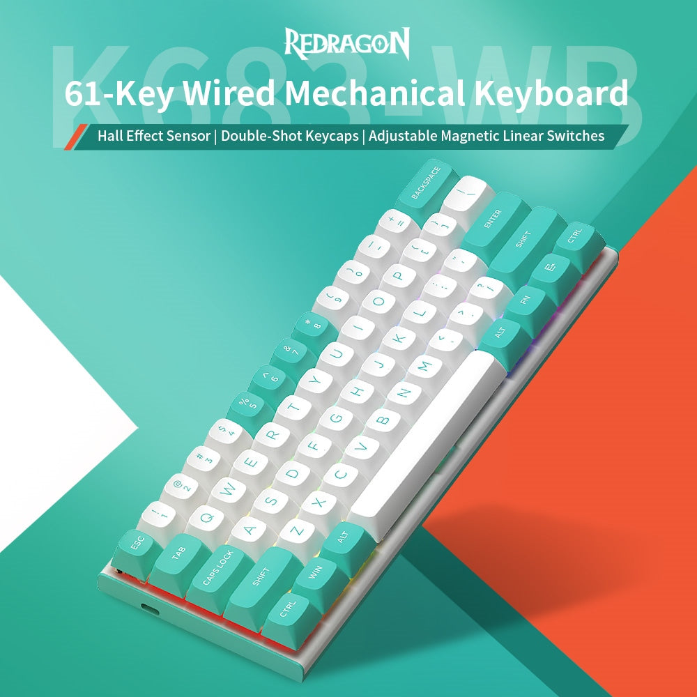 Redragon K683-WB Gaming Keyboard | Magnetic Switches Redragon K683-WB Gaming Keyboard | Magnetic Switches