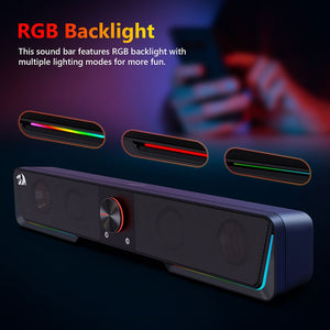 GS570 Darknets RGB Bluetooth Sound Bar | Redragon